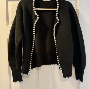 Vita Grace Pearl trim sweater